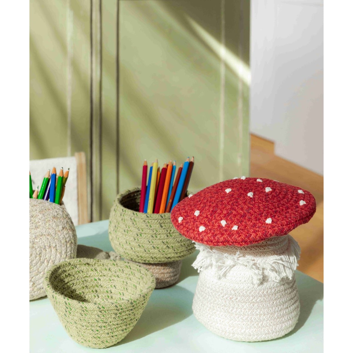 Duży Kosz Grzyb Muchomor Lorena Canals