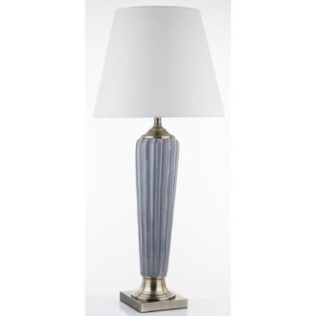Lampa ceramiczna 86x38x38 cm beżowa DIGOMINA