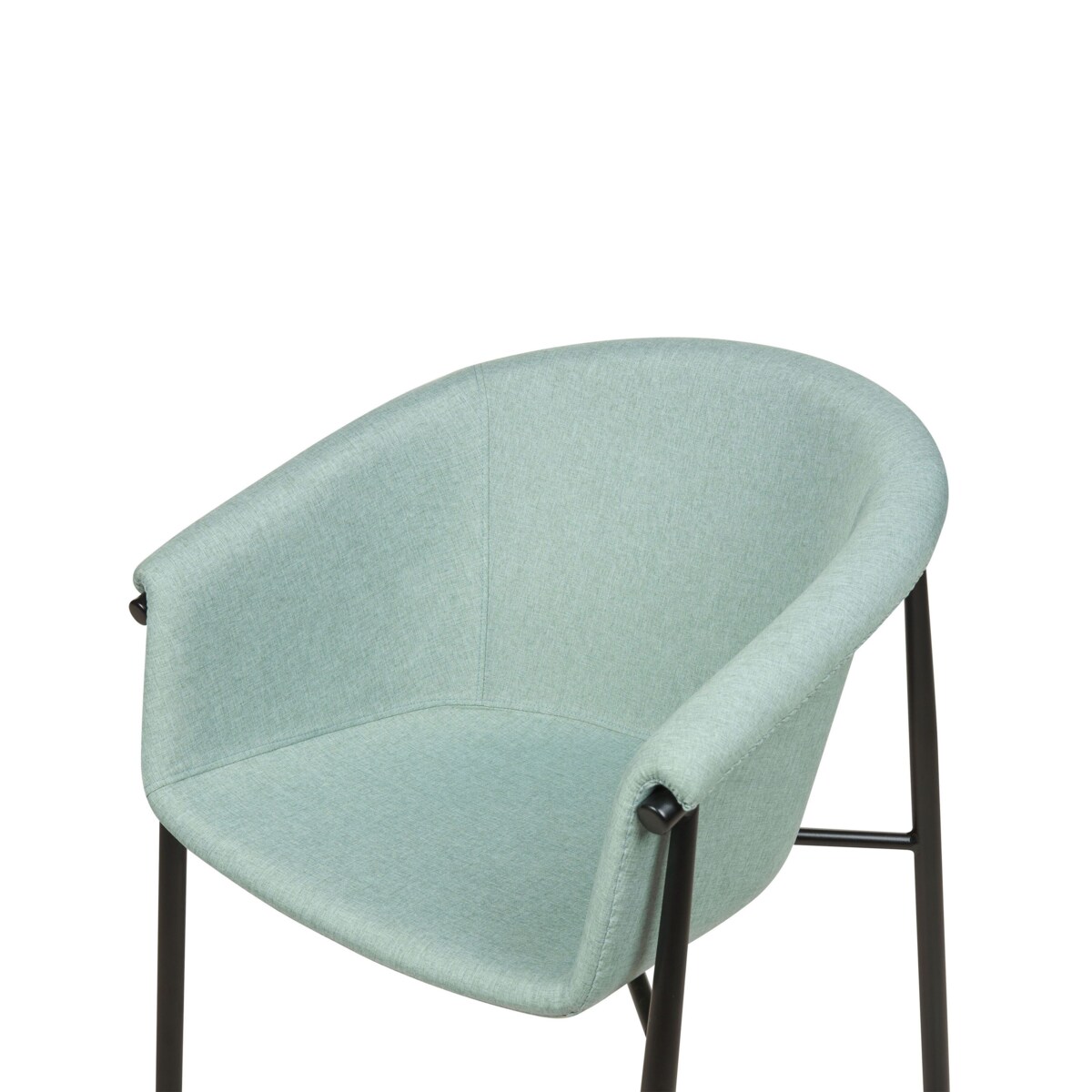 Zestaw 2 krzeseł do jadalni miętowy AMES