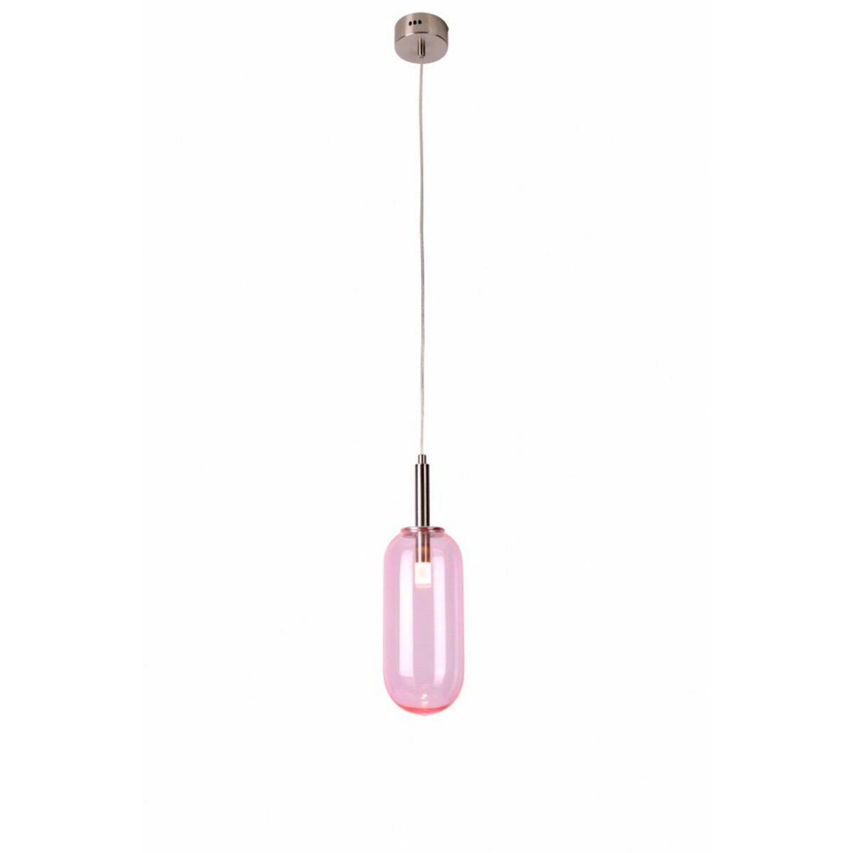 Lampa Wisząca Fiuggi Różowa LED 1-Punktowa Ledea
