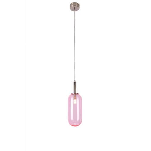Lampa Wisząca Fiuggi Różowa LED 1-Punktowa Ledea