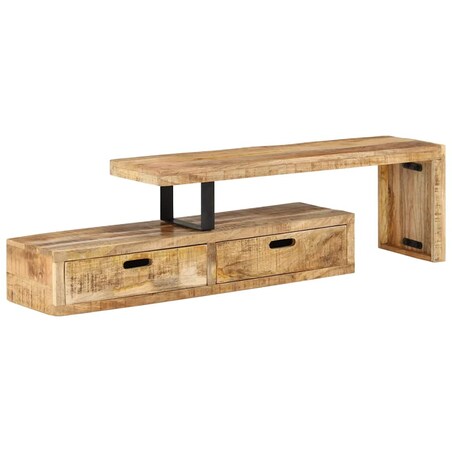 vidaXL Stojak pod TV (118-200) x 30 x 40 cm Drewno lite Mango