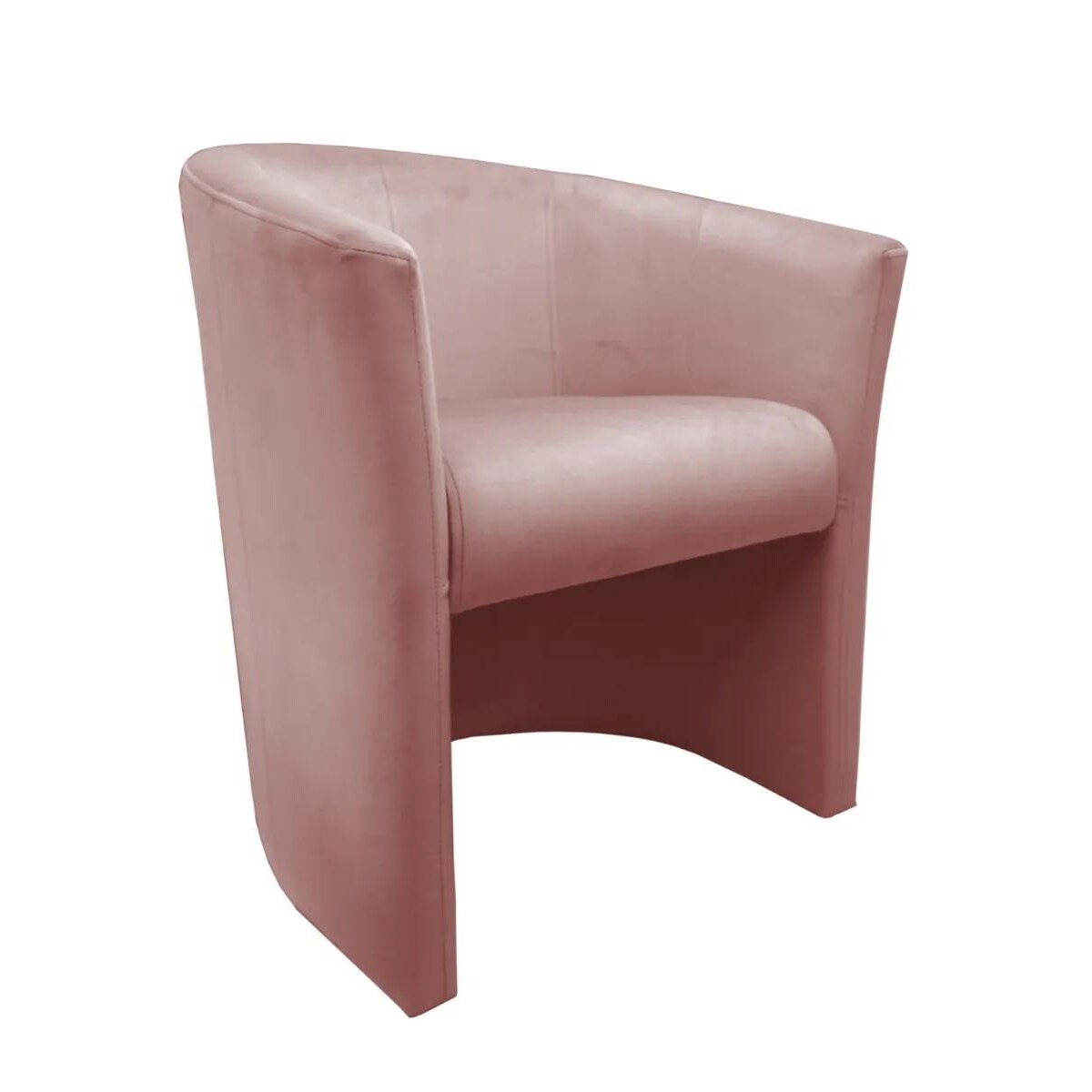 Fotel MAROS VELVET różowy