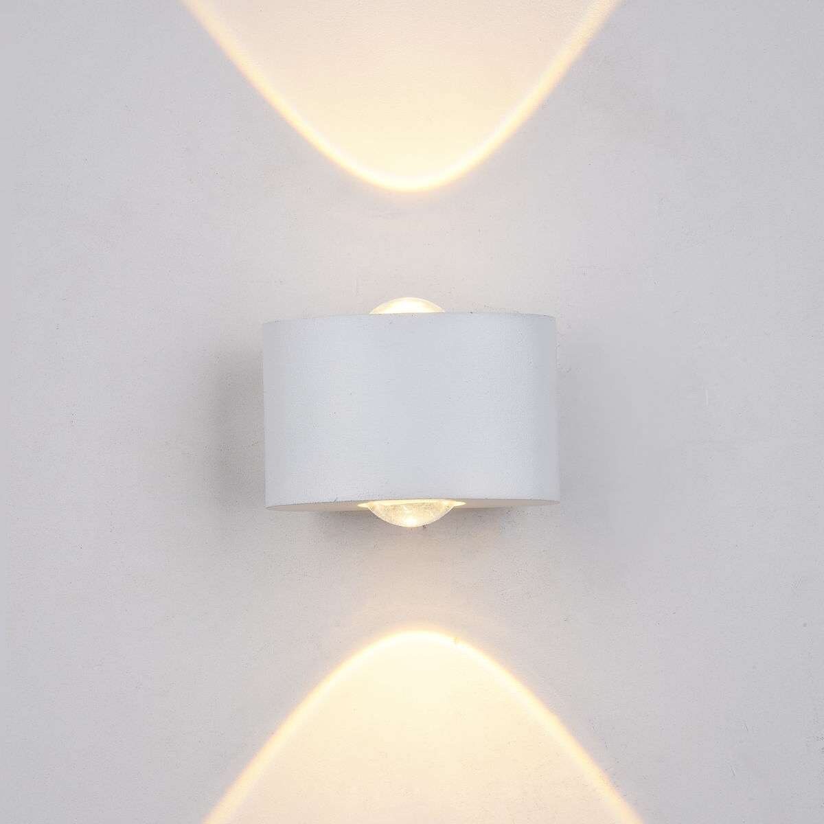 Elewacyjna LAMPA ścienna GILBERTO PL-260W Italux metalowa OPRAWA ...