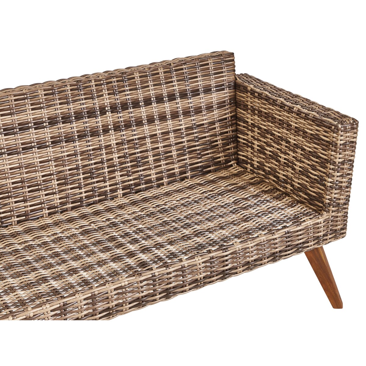 Zestaw wypoczynkowy dla 4 osób Technorattan Oliwkowy VITTORIA