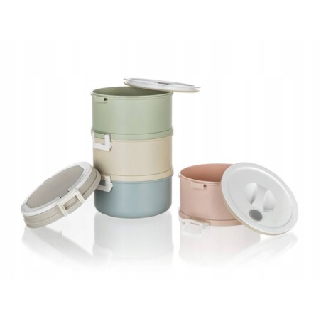 MENAŻKA POJEMNIKI na obiad jedzenie do przenoszenia piknik kemping pracy