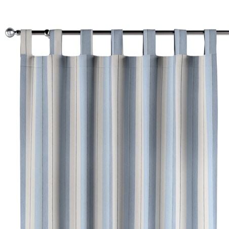 Zasłona na szelkach 1 szt. 130x245 niebieskie pasy
