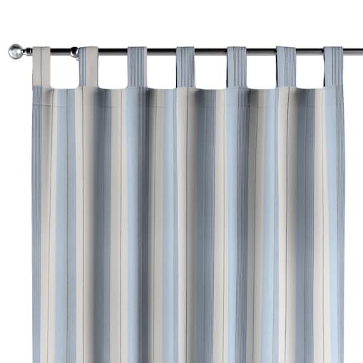 Zasłona na szelkach 1 szt. 130x245 niebieskie pasy