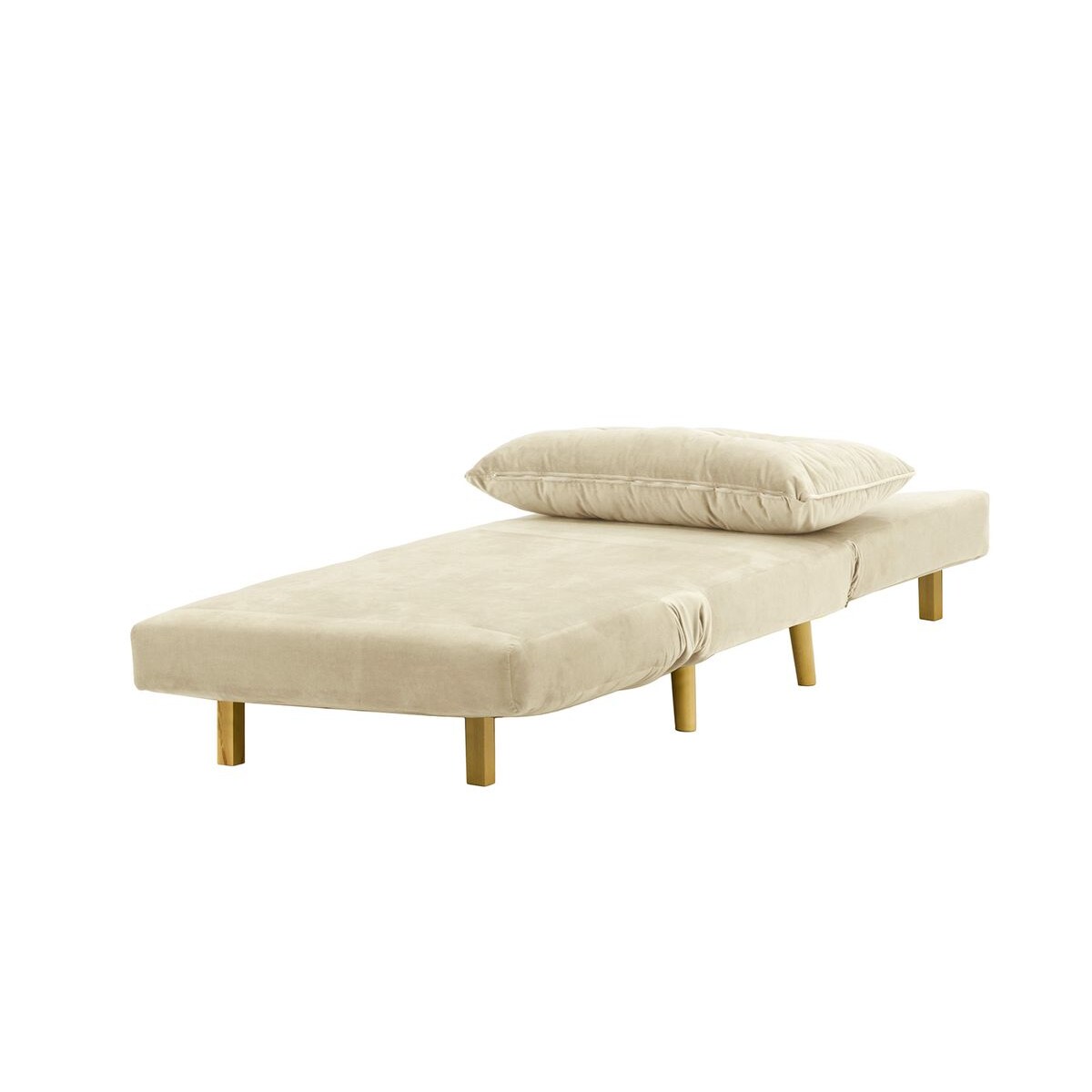 Fotel rozkładany Flic 77 cm-Velluto 2-like oak