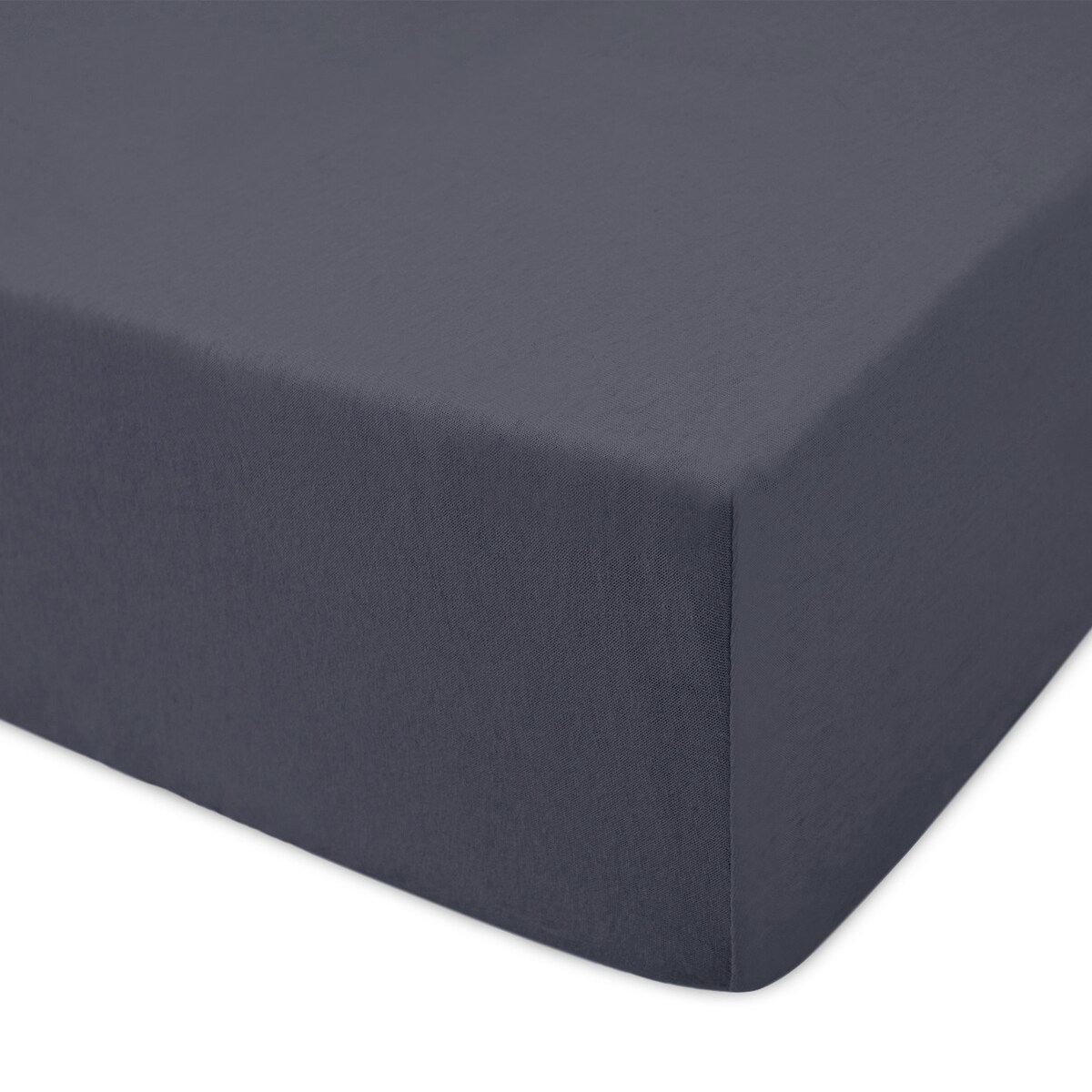 Prześcieradło z bawełny jersey z gumką 140x200 kolor Antracyt