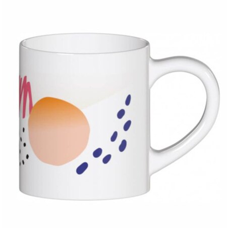 Ceramiczny kubek z uchwytem THANK YOU do kawy herbaty czekolady 250ml - prezent upominek podziękowanie dla kobiety faceta mężczyzny mamy taty babci dziadka