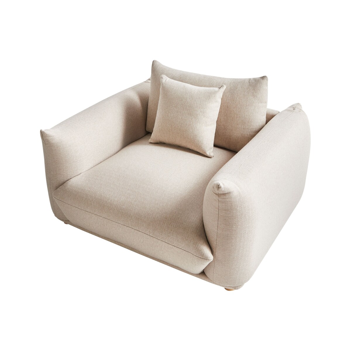 Fotel LUVOS Jasnobeżowy