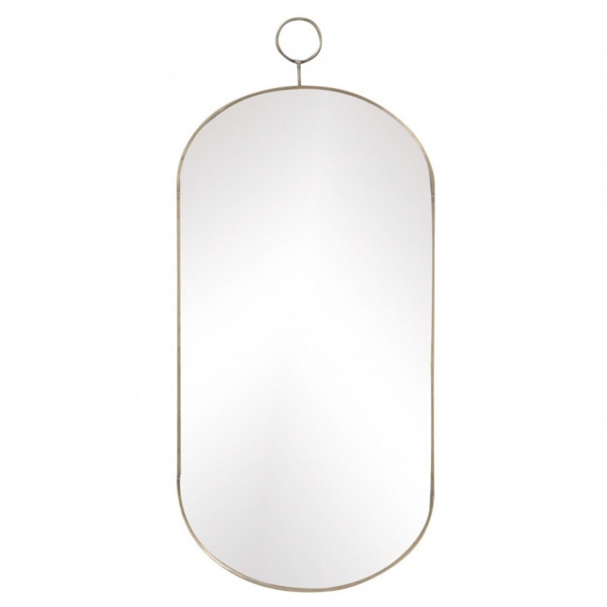 Lustro owalne złote 70x30 cm Brass | home&you