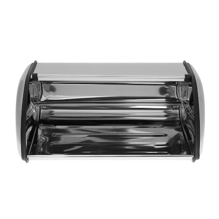 Chlebak stalowy mały 36cm srebrny połysk pojemnik na chleb pieczywo bułki KINGHOFF