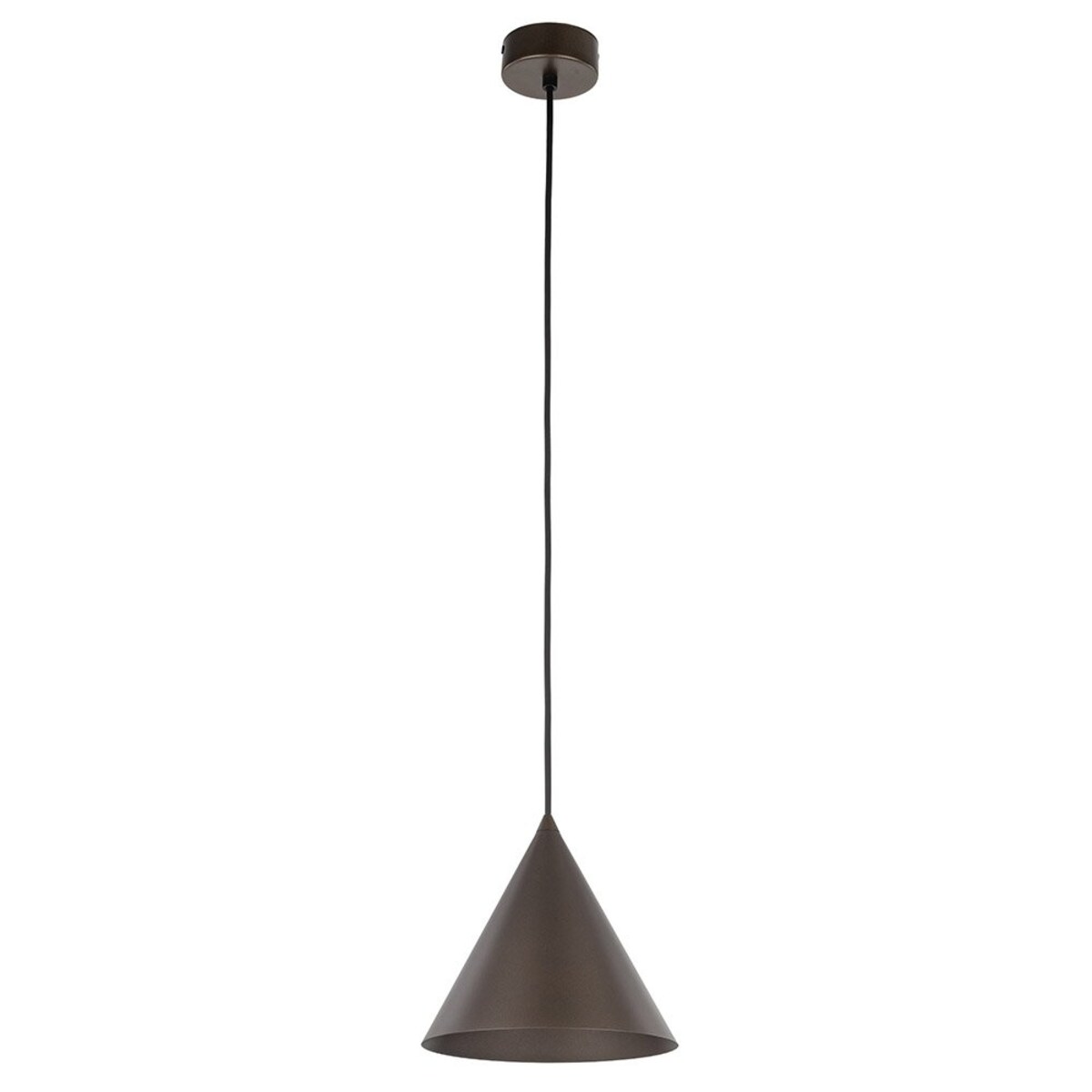 Lampa wisząca CONO BROWN 10073 TK Lighting brązowa metalowa E27 regulowana do salonu i jadalni