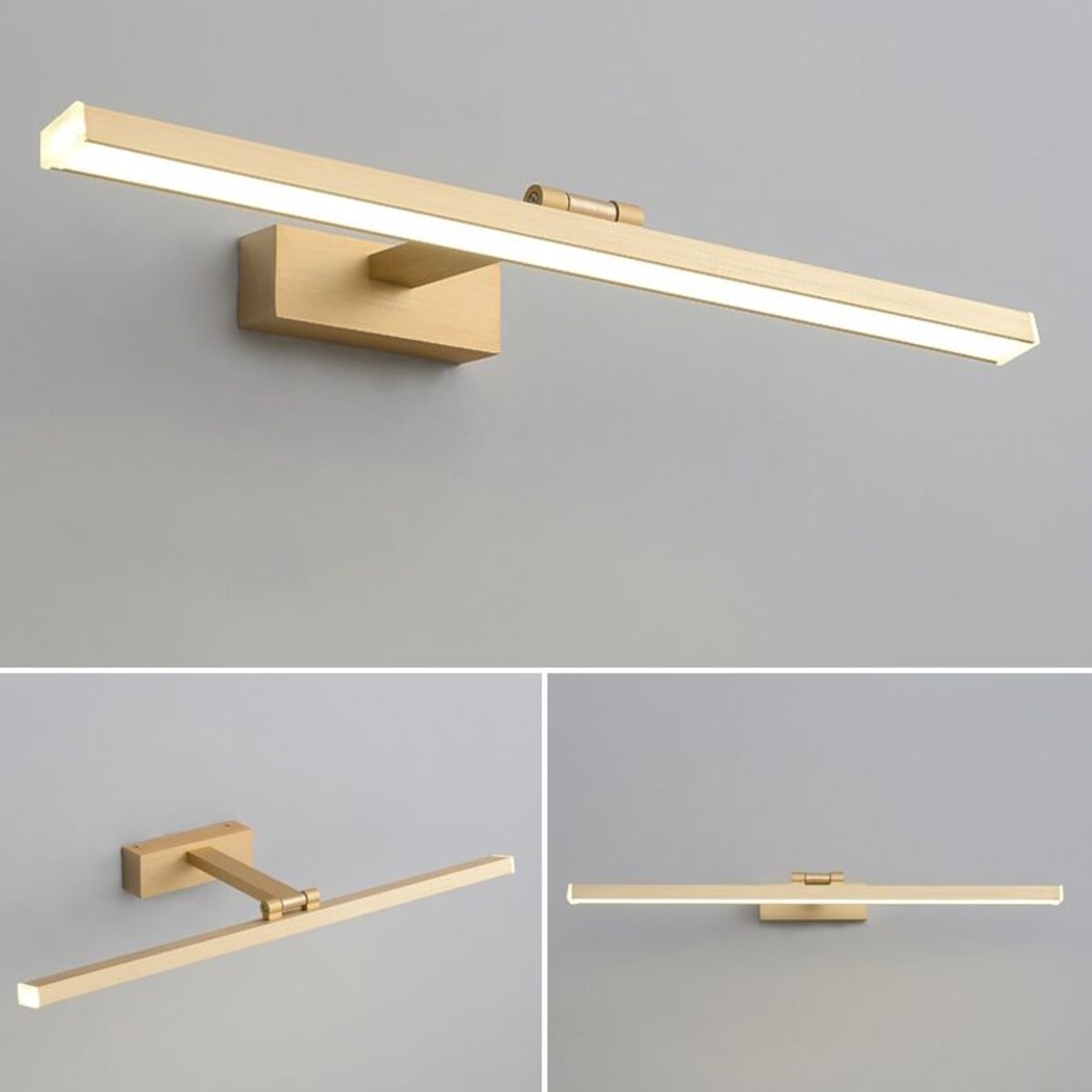 Kinkiet Led App835-1W Line 80Cm Złoty, Metal