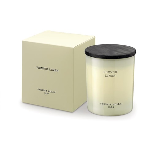 Świeca zapachowa French Linen, 230 g , Cereria Molla