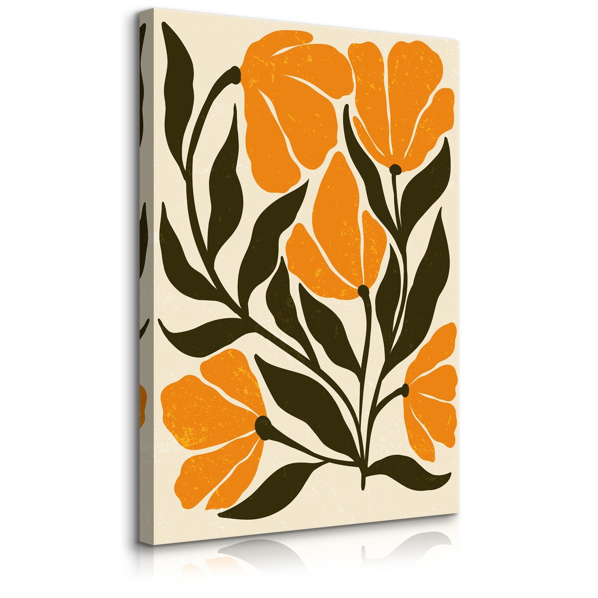 Obraz Pomarańczowe Egzotyczne Kwiaty 30x40cm