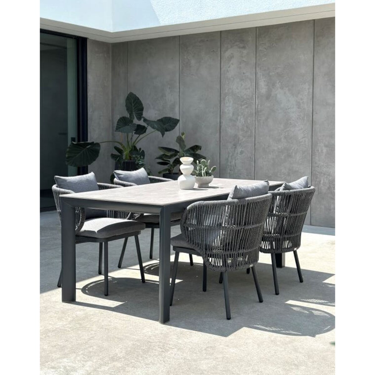 ZESTAW ALUMINIOWY AZZURE SZARY 4