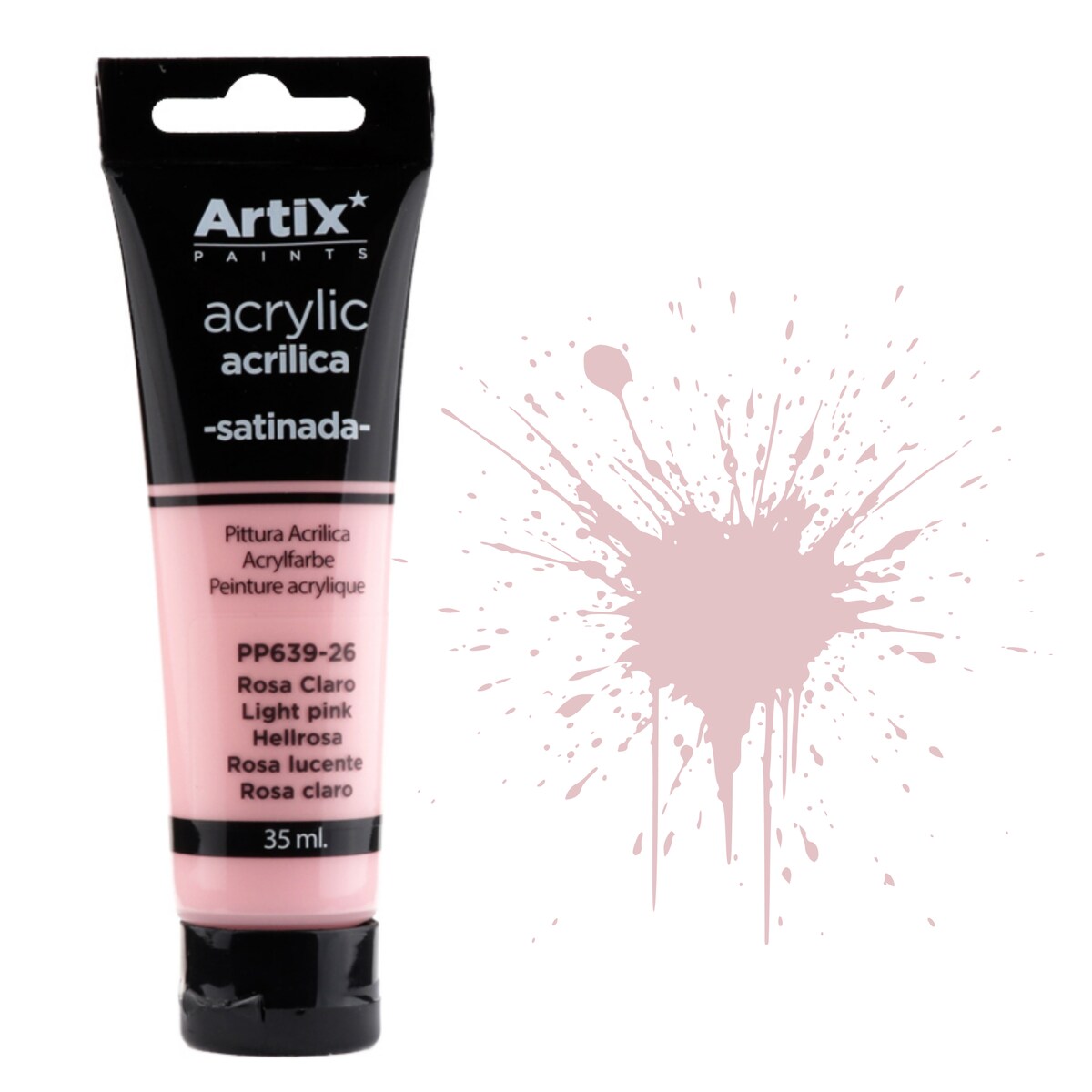 farba akrylowa light pink artix pp639-26, 35ml