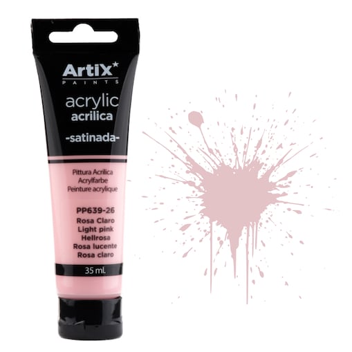 farba akrylowa light pink artix pp639-26, 35ml