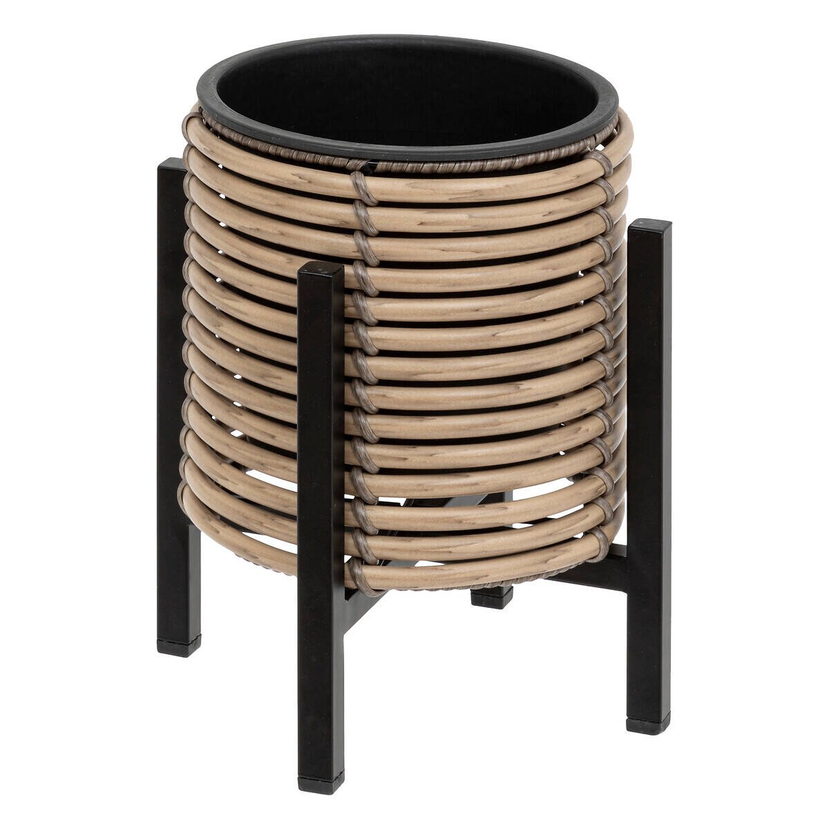 Zestaw doniczek na stojakach, 3 szt.