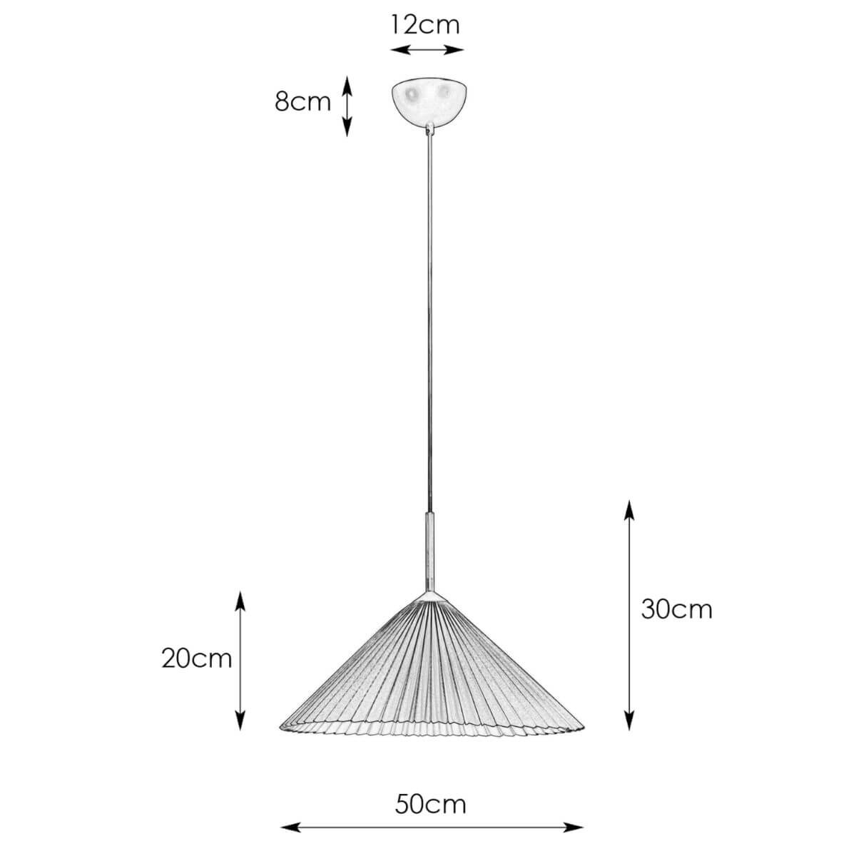 Lampa wisząca nad stół Plisado 108710 Markslojd materiał beżowy