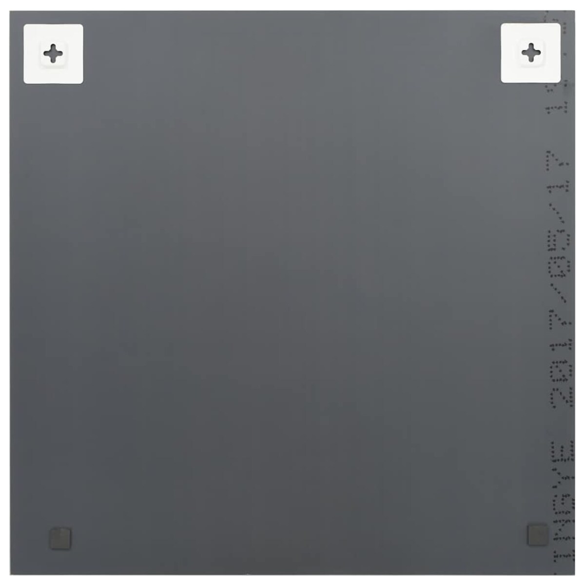 vidaXL Lustro ścienne, 50 x 50 cm, kwadratowe, szklane