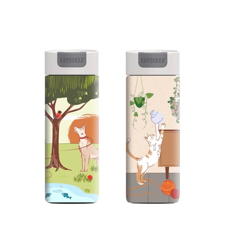 Kambukka kubek termiczny 2x Olympus 500ml Zestaw Woof n' Meow