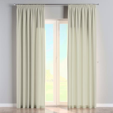 Zasłona na taśmie marszczącej 1 szt. 130x245 jasna oliwka