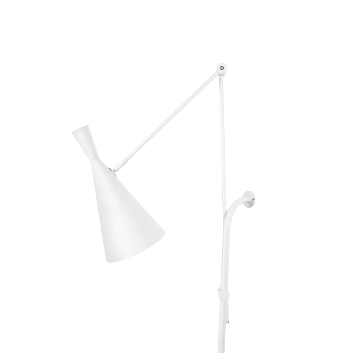 Lampa ścienna MARISA Regulowana Metal Biały