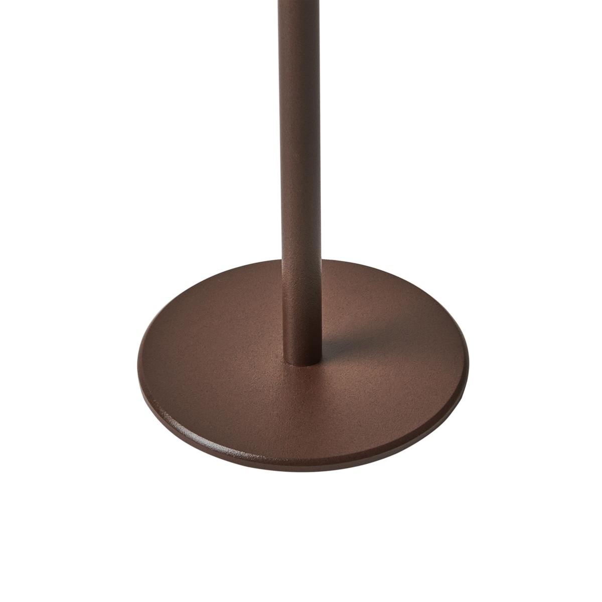 Bezprzewodowa lampa stołowa LED metalowa brązowa FRANCOLI