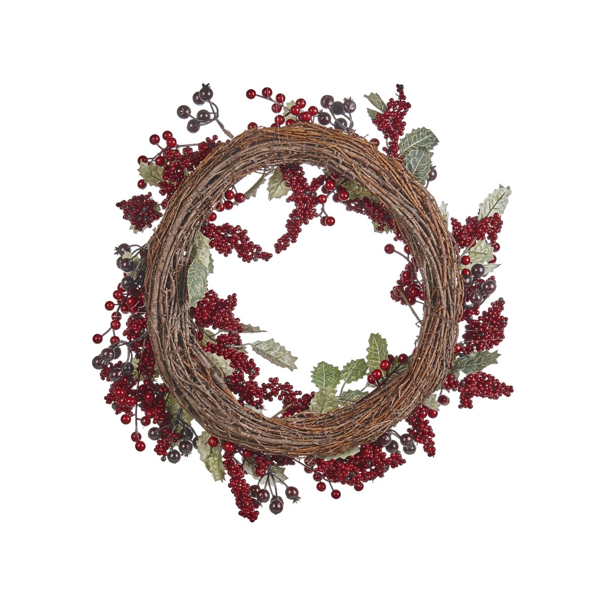 Wianek świąteczny ⌀ 40 cm czerwony PUROL