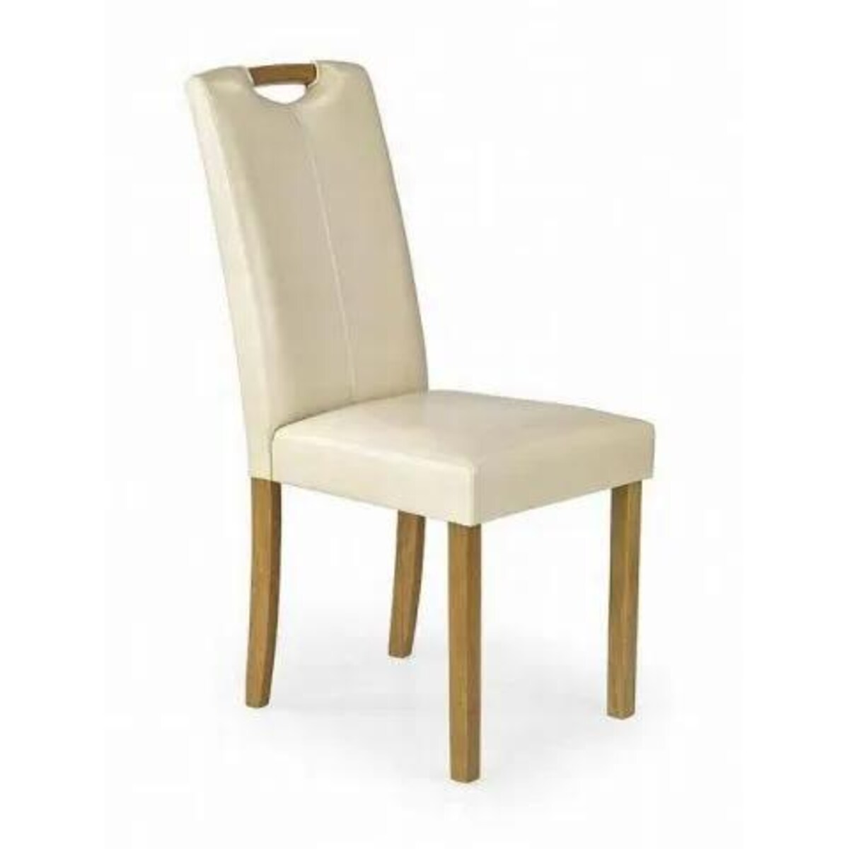 Krzesło CARO kremowe/buk