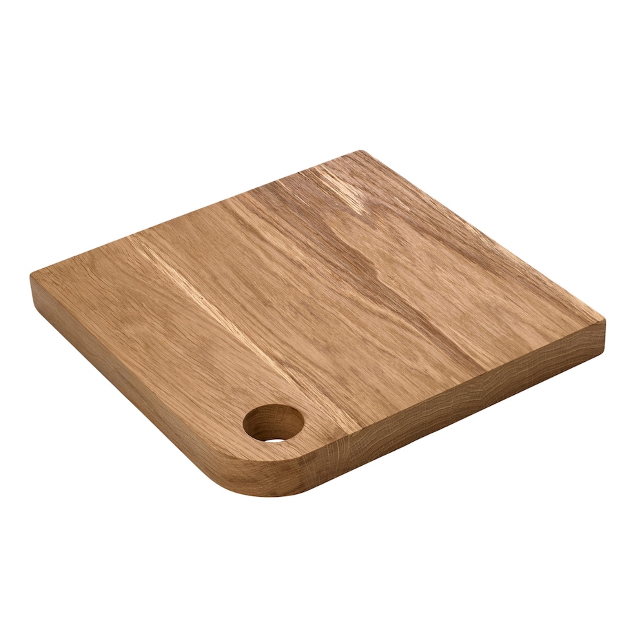 Verlo Deska dębowa z otworem 26x26x2,5 cm