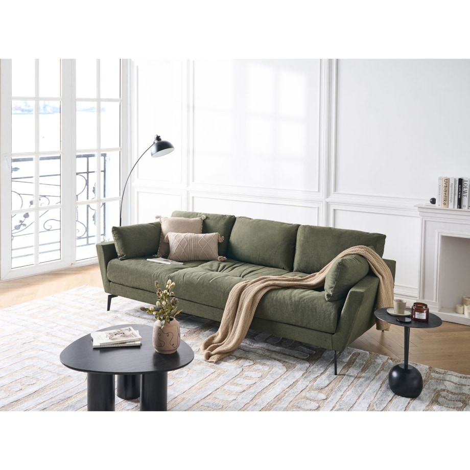 Sofa 4-osobowa zielona NENOLA