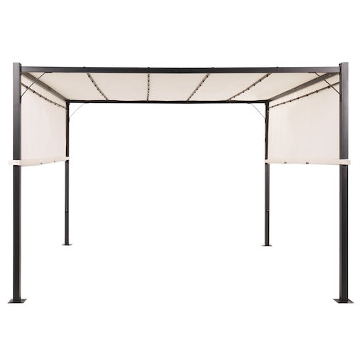 Pawilon ogrodowy LED PARGA Metal 310 cm 310 cm Beżowy