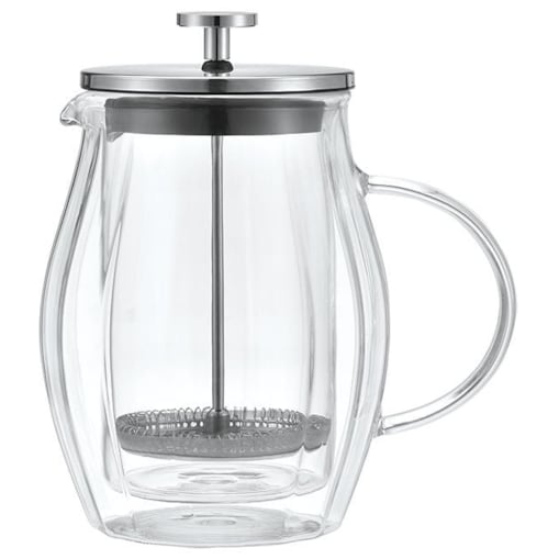 Zaparzacz do kawy herbaty 0.60L French Press srebrny KLAUSBERG