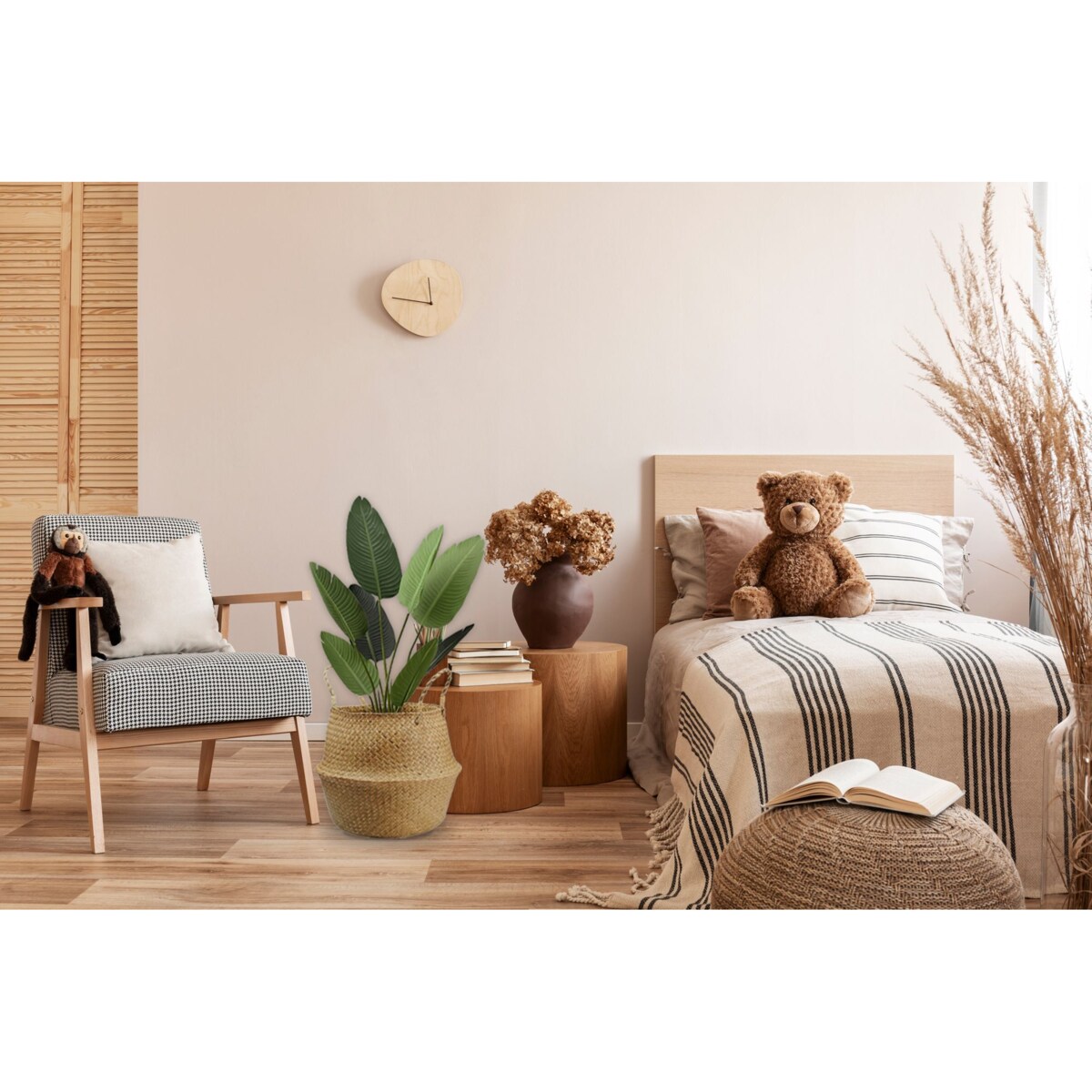 Kosz Naturalny Pleciony 381180B