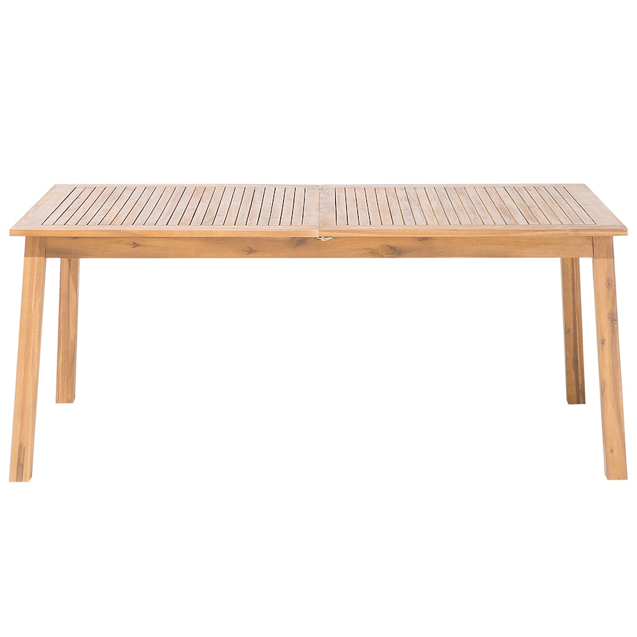 Stół ogrodowy rozkładany CESANA 180/240 cm 100 cm Drewno akacjowe Jasnobrązowy