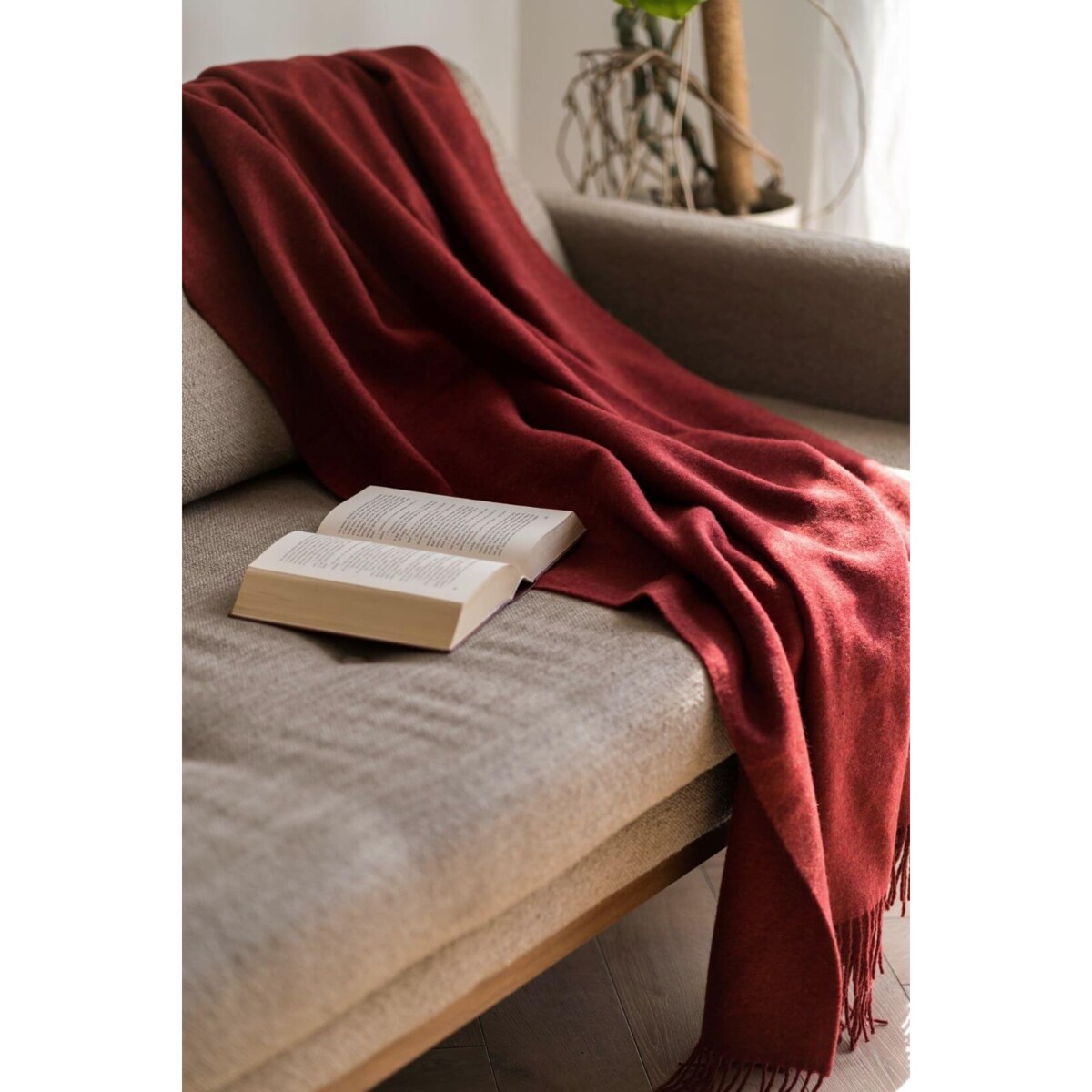 Koc z wełny merino terra