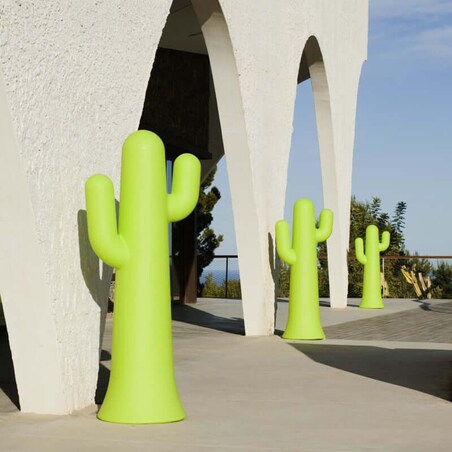 Tarasowa lampa stojąca Pancho LUMPV140OFNW King Home 18W 6000K kaktus limonkowa