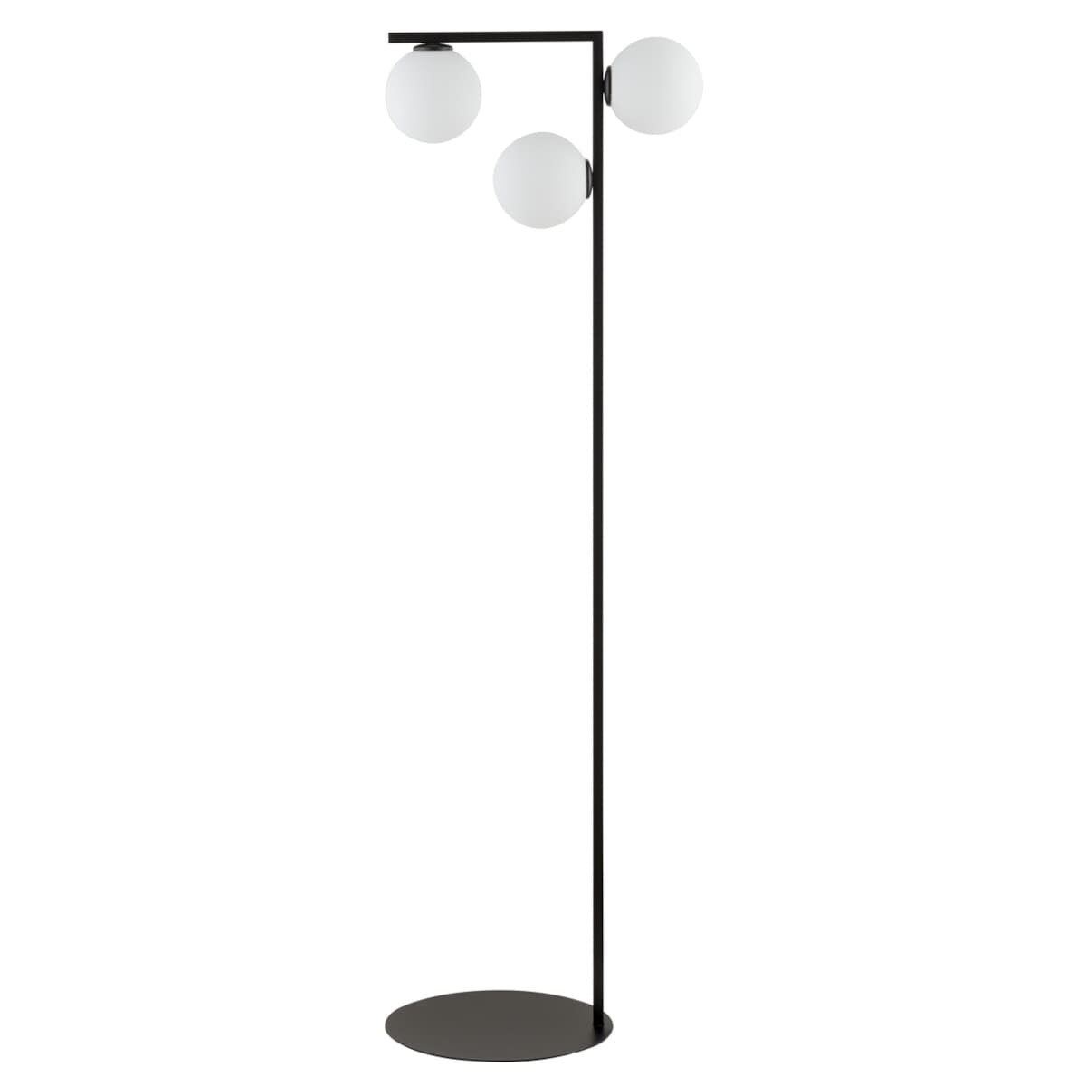 Lampa podłogowa kule Andy 33288 Sigma balls szklane klosze biała czarna