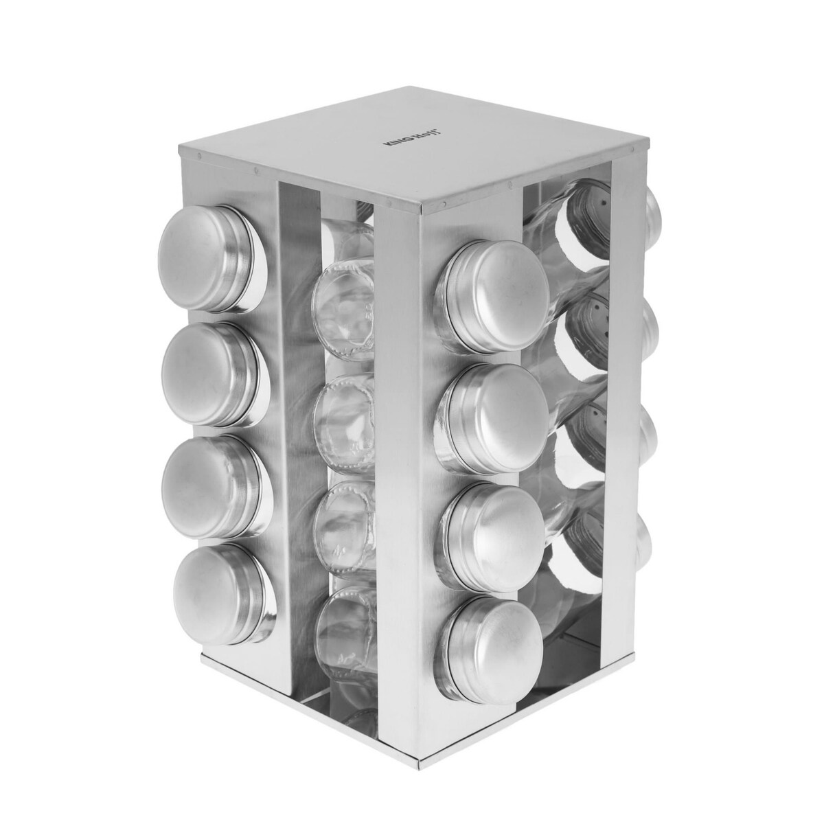 Zestaw pojemników na przyprawy 17 elementów przyprawnik KINGHOFF