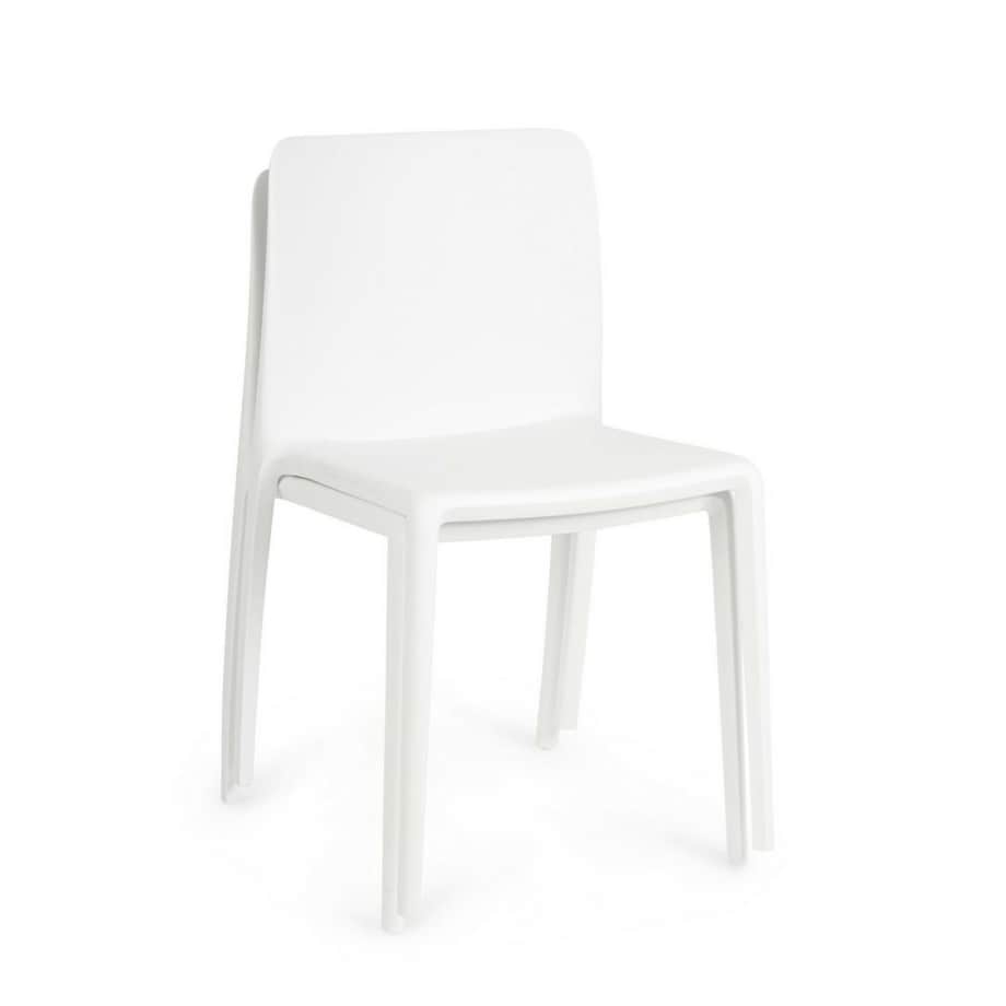 BIZZOTTO krzesło ogrodowe CHLORIS białe