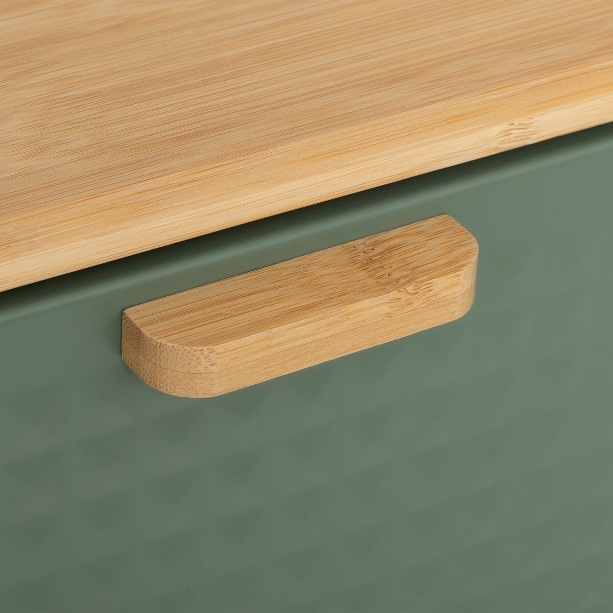 Chlebak metalowy 23,5x35,5x20,8 cm EXTRA zielony