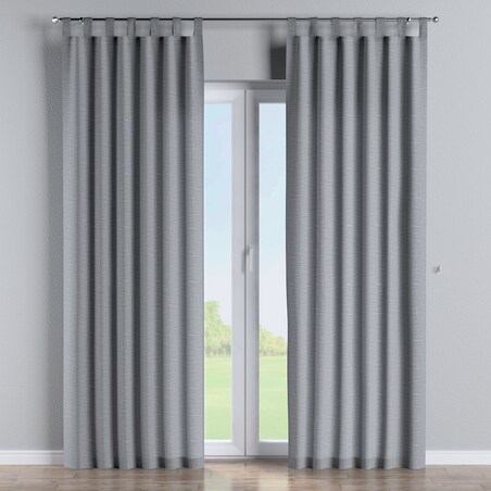 Zasłona na szelkach 1 szt. 130x245 szary