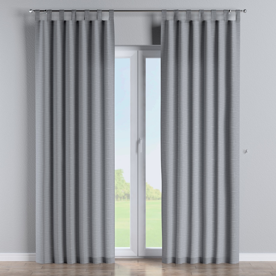 Zasłona na szelkach 1 szt. 130x245 szary