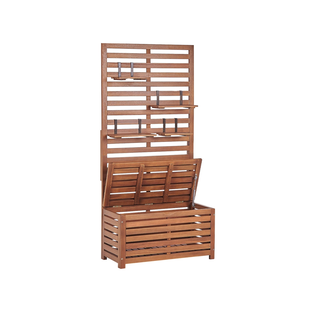 Ławka ogrodowa 80 cm drewniana ze schowkiem MATINO