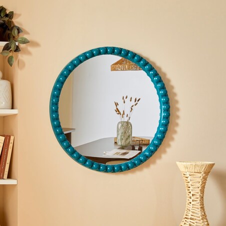 Lustro okrągłe zielone Mala Ø60 cm